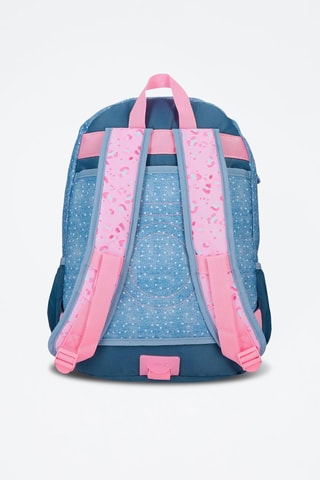 Zaino - Bianco, blu e rosa