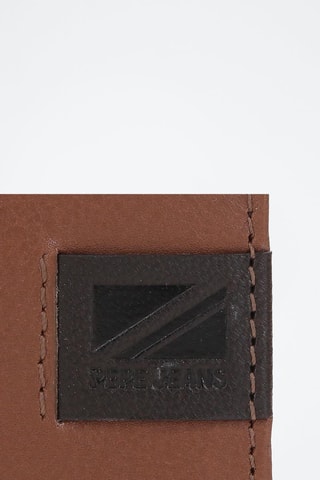 Portamonete in pelle Topper - Marrone