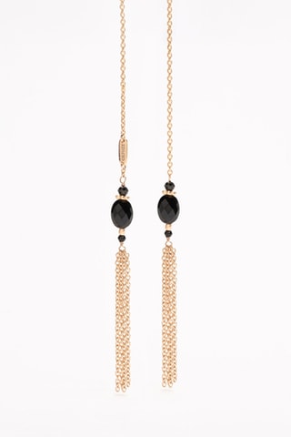 Collana sautoir - Placcato oro giallo e onice