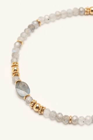 Collana - Placcato oro giallo e labradoriti