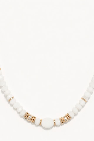 Collana - Placcato oro giallo e agate