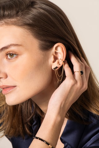Ear cuff - Placcato oro giallo