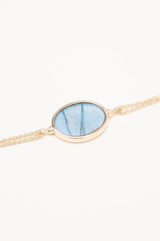 Bracciale - Placcato oro giallo e labradorite
