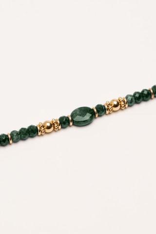 Bracciale - Placcato oro giallo e agate