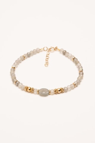 Bracciale - Placcato oro giallo e labradoriti