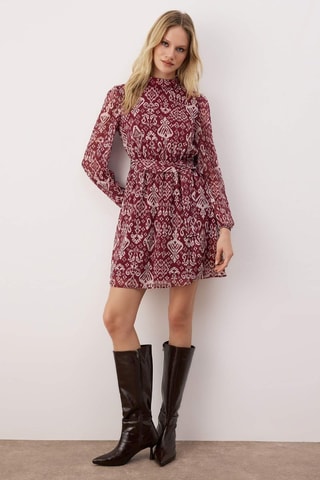Vestido - Vermelho e branco