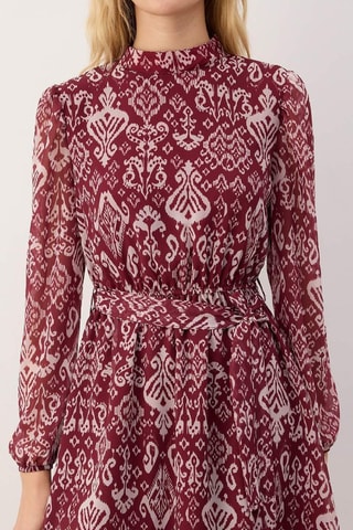 Vestido - Vermelho e branco