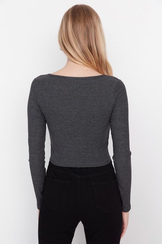 Camisola - Antracite - Cinzento