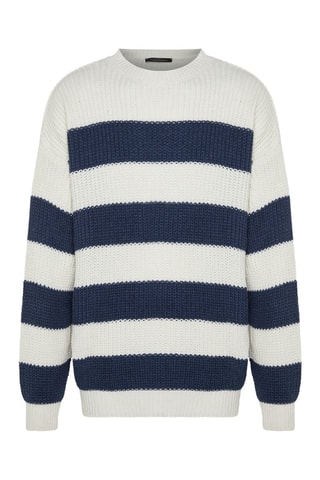 Camisola oversize - Azul