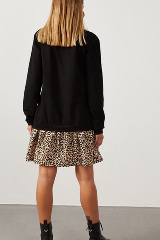 Vestido efeito ilusório - Preto - Preto