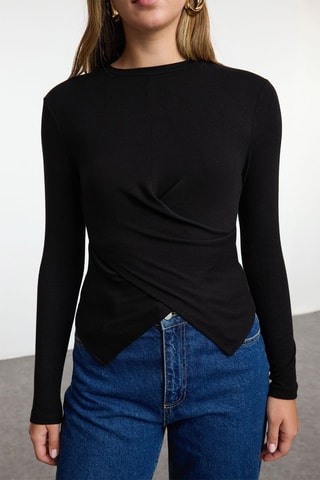 Blusa slim - Azul