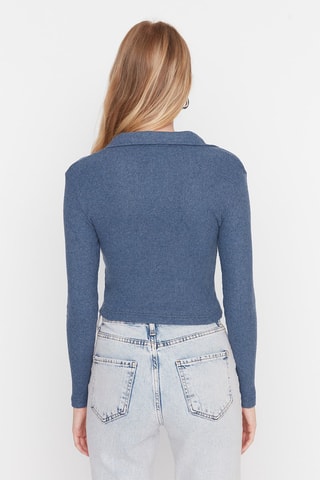 Camisa slim - Índigo - Azul