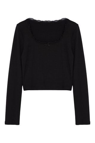 Crop top - Preto