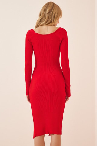 Vestido justo - Vermelho