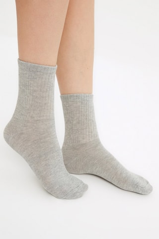 5 pares de meias - Preto - Preto