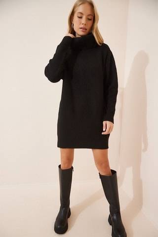 Vestido-camisola - Preto