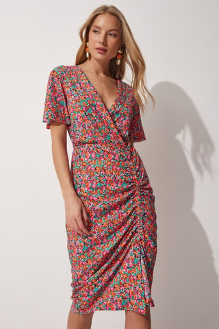 Vestido traçado - Multicolor - Multicor