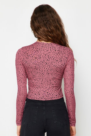 Top - Preto e rosa