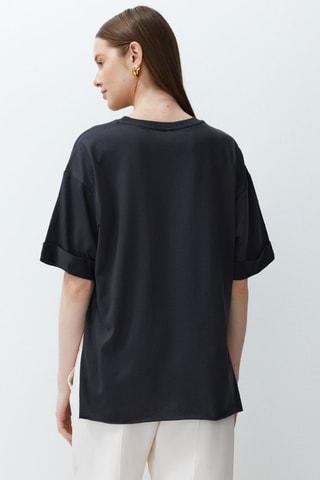 T-shirt oversize - Antracite - Antracite