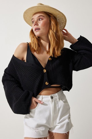 Cardigan - Nero