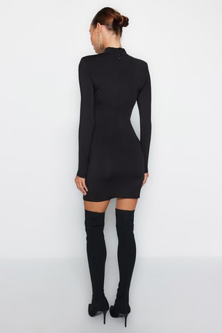 Vestido justo - Preto
