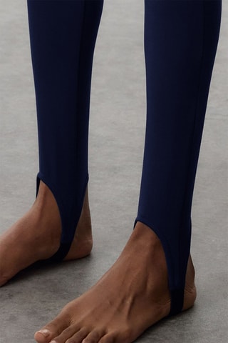 Leggings fuseau - Preto - Azul