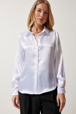 Camisa regular - Branco
