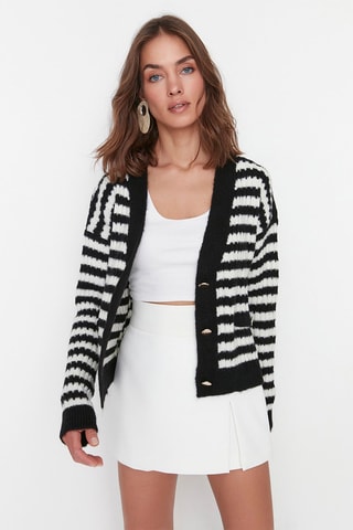 Cardigan a righe