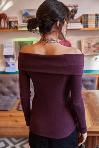 Top - Bordô - Vermelho