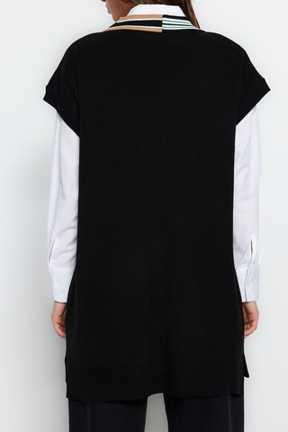 Cardigan lungo - Nero