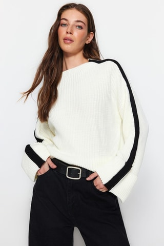 Camisola - Branco e preto