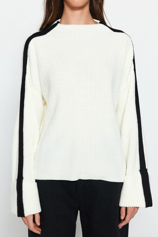 Camisola - Branco e preto