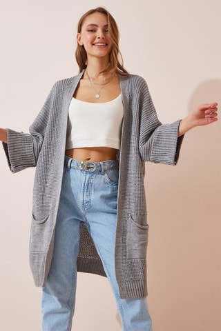 Cardigan - Grigio
