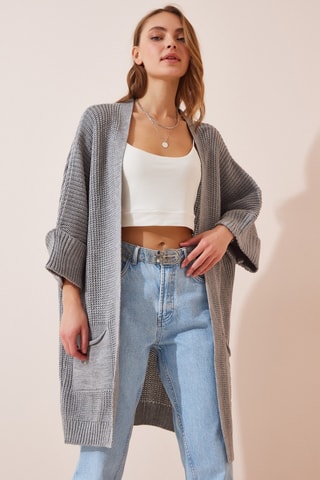 Cardigan - Grigio