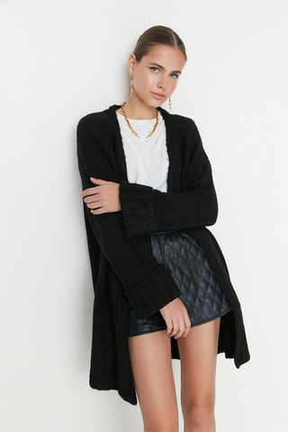 Cardigan lungo - Nero