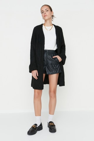 Cardigan lungo - Nero