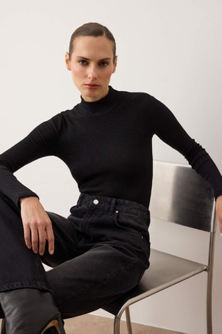 Camisola interior - Preto - Preto