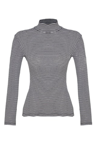Camisola interior - Preto - Branco e preto