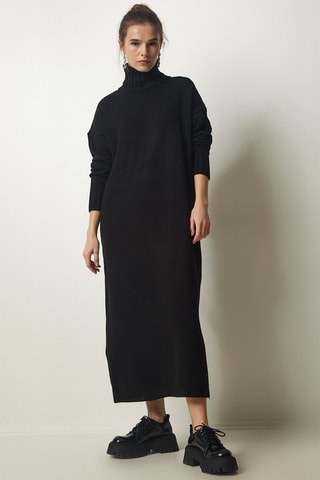 Vestido-camisola - Preto - Preto