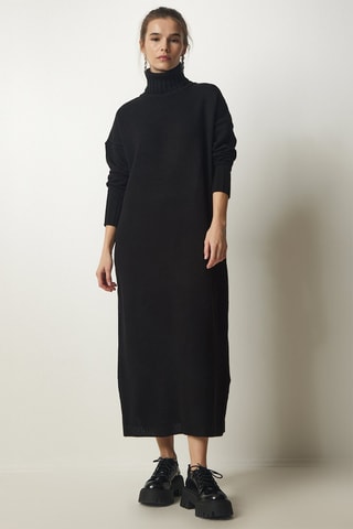 Vestido-camisola - Preto - Preto