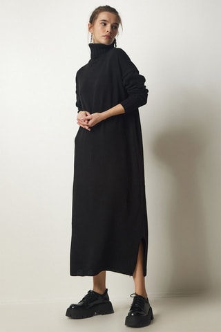 Vestido-camisola - Preto - Preto