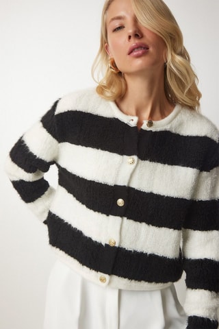 Cardigan - Bianco e nero