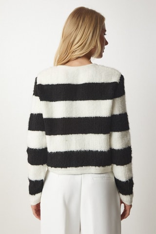 Cardigan - Bianco e nero