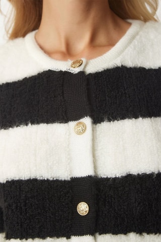 Cardigan - Bianco e nero