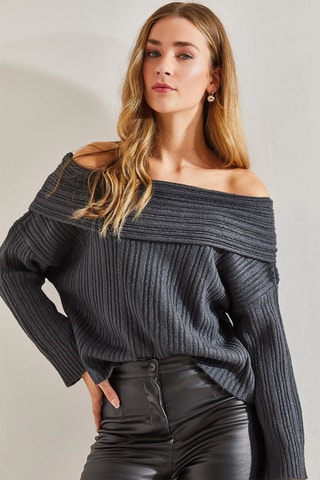Camisola - Bege - Antracite