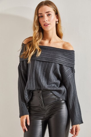 Camisola - Bege - Antracite
