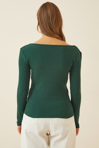 Top - Preto - Verde