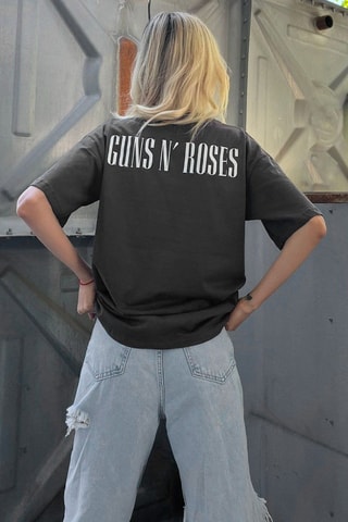 T-shirt oversize Guns N' Roses - Antracite - Antracite