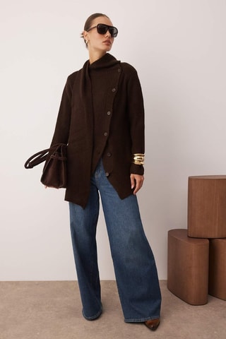 Cardigan - Marrone