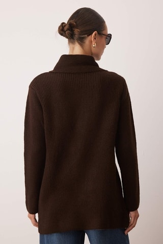 Cardigan - Marrone